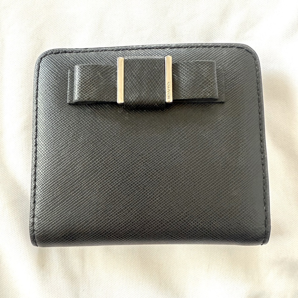 Coach Darcy Bow Bifold Mini Wallet